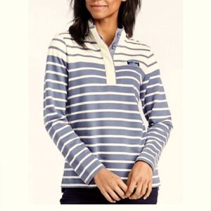 L.L. Bean Soft Cotton Striped Rugby Top